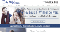 Desktop Screenshot of louisvillefamilylaw.com